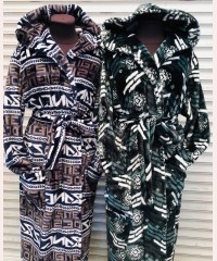 Чоловічий халат з капюшоном