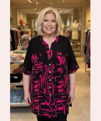 Літня жіноча туніка великого розміру