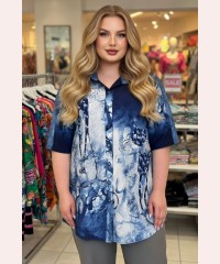 Рубашка-блуза большого размера
