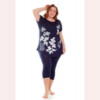 Жіночий комплект футболка та бриджі