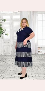 Летнее платье с принтом