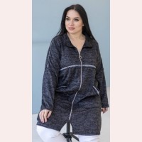 Женская тёплая туника больших размеров