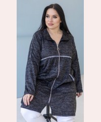 Женская тёплая туника больших размеров