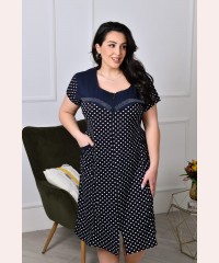 Халат трикотаж со стразами большой