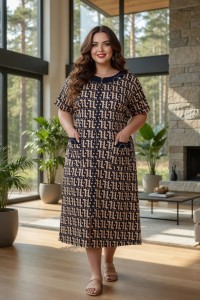 Красивый женский летний халат