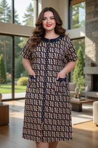 Красивый женский летний халат