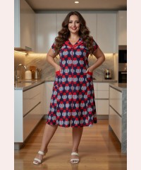 Літній халат на блискавці