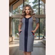 Летний халат с коротким рукавом