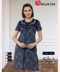 Модельний річний жіночий халат