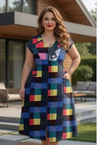 Летний халат больших размеров