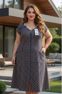 Женский летний халат больших размеров