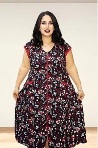 Літній халат для повних жінок