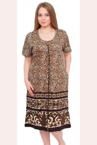 Літній халат тигровий