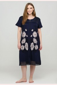 Літній халат в квіточку