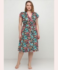 Жіночий літній халат на запах