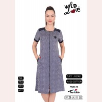 Жіночий літній халат зі стразами