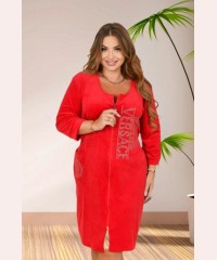 Модный женский велюровый халат