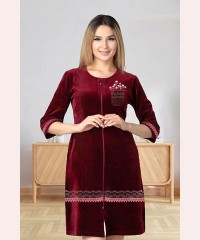 Велюровый женский халат Новая модель