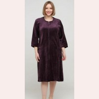 Гарний велюровий великий халат