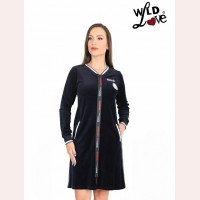 Модний велюровий халат новинка