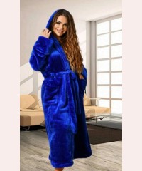 Халат женский Soft махра электрик