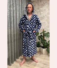 Мужской халат с рисунком