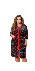 Жіночий велюровий халат для дому Жіночий велюровий халат для дому