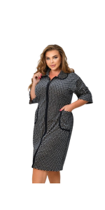 Халат жіночий на блискавці велюр Халат жіночий на блискавці велюр