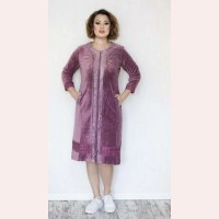 Турецкий велюровый халат