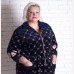Велюровий халат великого розміру 4xl-5xl-6xl
