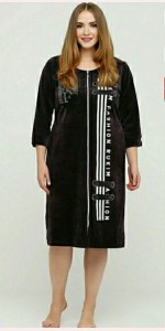 Велюровий халат в інтернет магазині