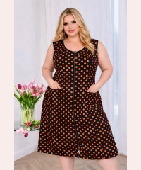 Большой женский халат без рукавов