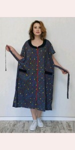 Літній халат дуже великих розмірів