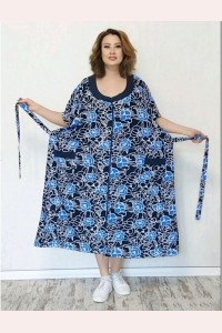 Жіночий літній халат супер великий