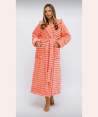 Женский махровый теплый халат Шарпей