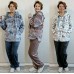 Женская зимняя махровая пижама