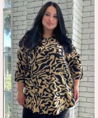 Жіноча велика сорочка блуза