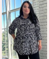 Женская рубашка большого размера