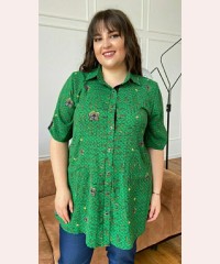 Жіноча блуза-сорочка великих розміром