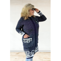 Кардиган в'язаний великого розміру