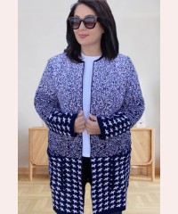 Теплий в'язаний кардиган