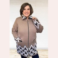 Жіночий в'язаний кардиган пальто Жіночий в'язаний кардиган пальто