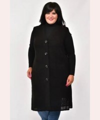 Женский кардиган жилет длинный