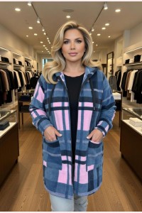 Флісова кофта худі великого розміру