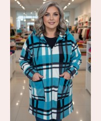 Женская тёплая туника большого размера