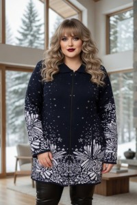 Кардиган вязаный с воротником