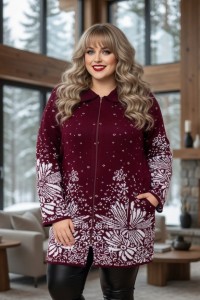 Вязаный кардиган с воротником