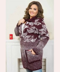 В'язаний кардиган великого розміру