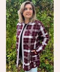 Жіночий кардиган на блискавці