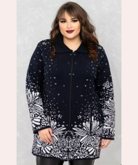 Кардиган вязаный с воротником